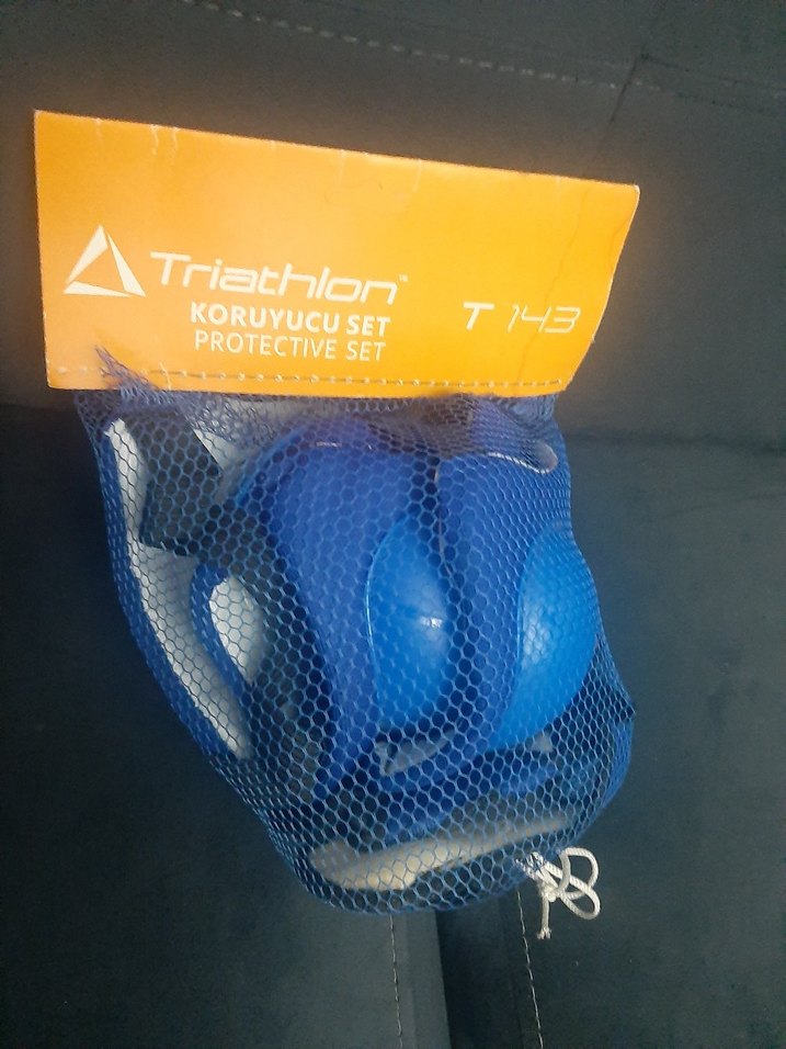 Mavi Motosiklet Diz Koruyucu Seti Velcro - Görsel 4