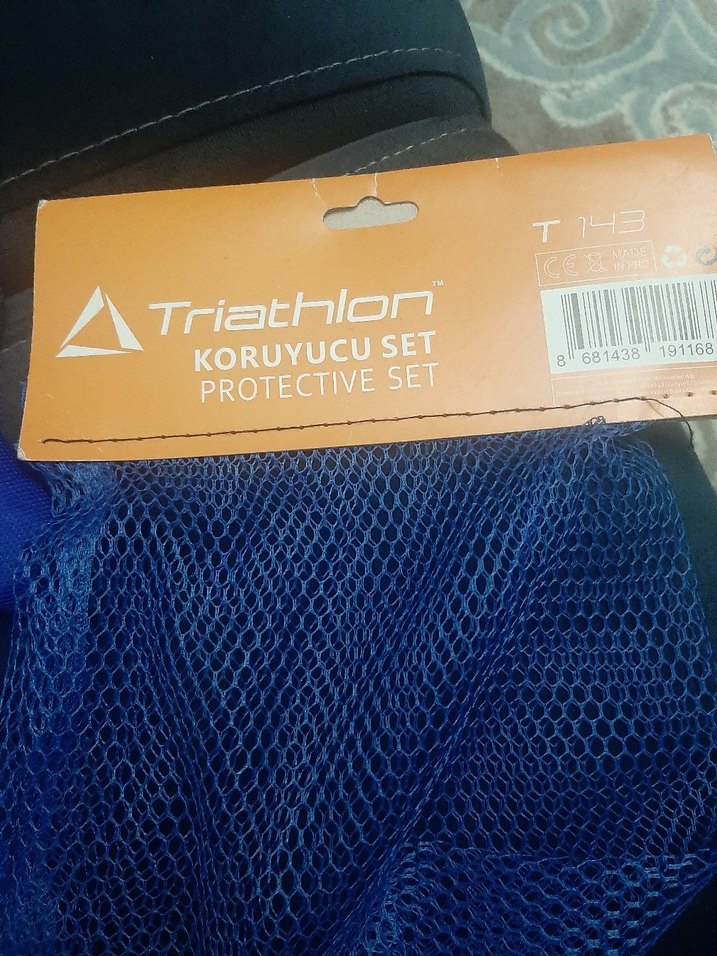 Mavi Motosiklet Diz Koruyucu Seti Velcro - Görsel 5