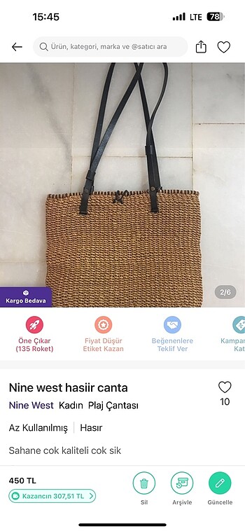 Nine West Nine west canta