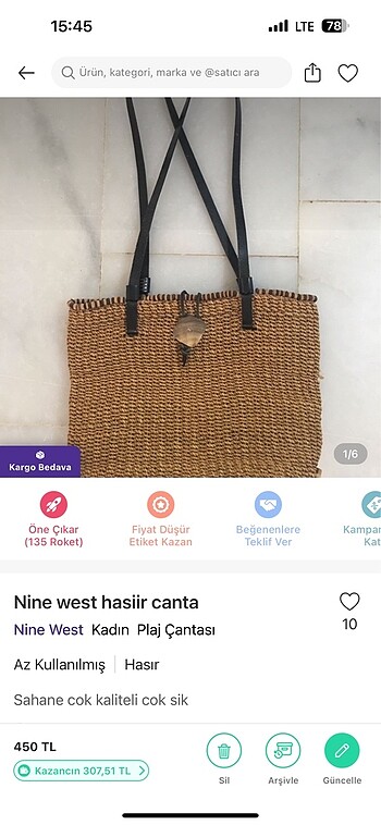 Nine west canta
