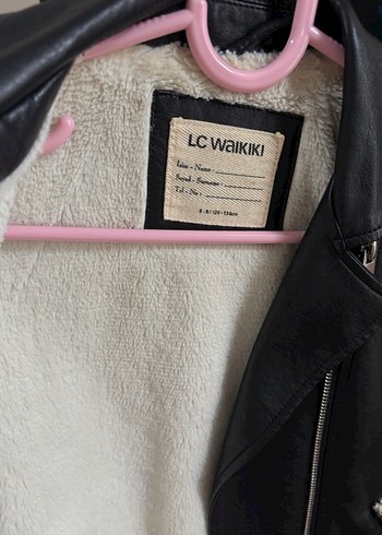 Kız çocuk Siyah Deri Biker Ceket - Görsel 2