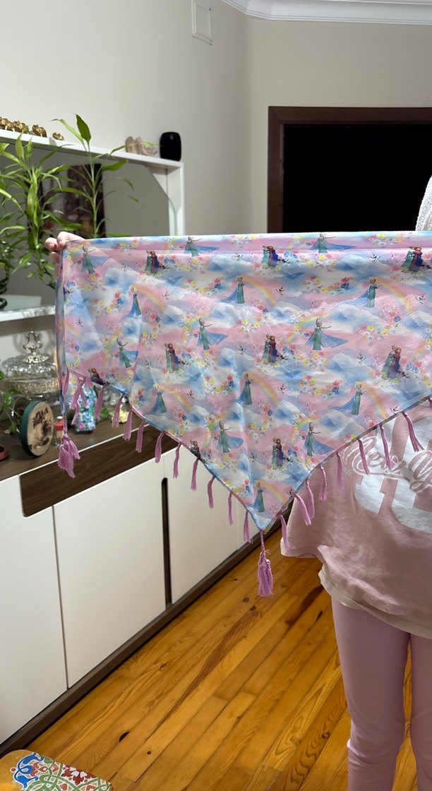 Püsküllü Elsalı Renkli çocuk fuları - Görsel 2