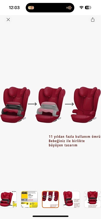 Diğer Cybex Oto Koltuğu