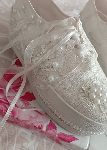 gelinlik ayakkabısı spor - Görsel 3