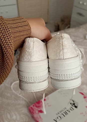 gelinlik ayakkabısı spor - Görsel 9