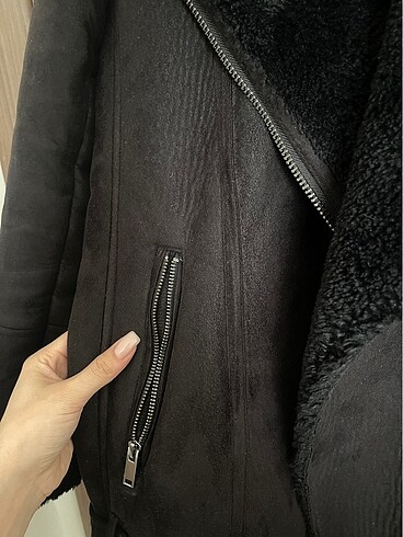 s Beden Stradivarius biker kaban