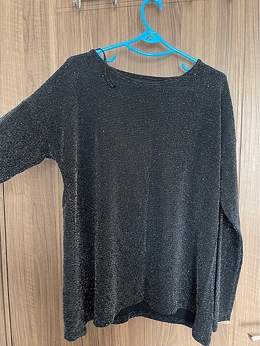 Simli oversize bluz