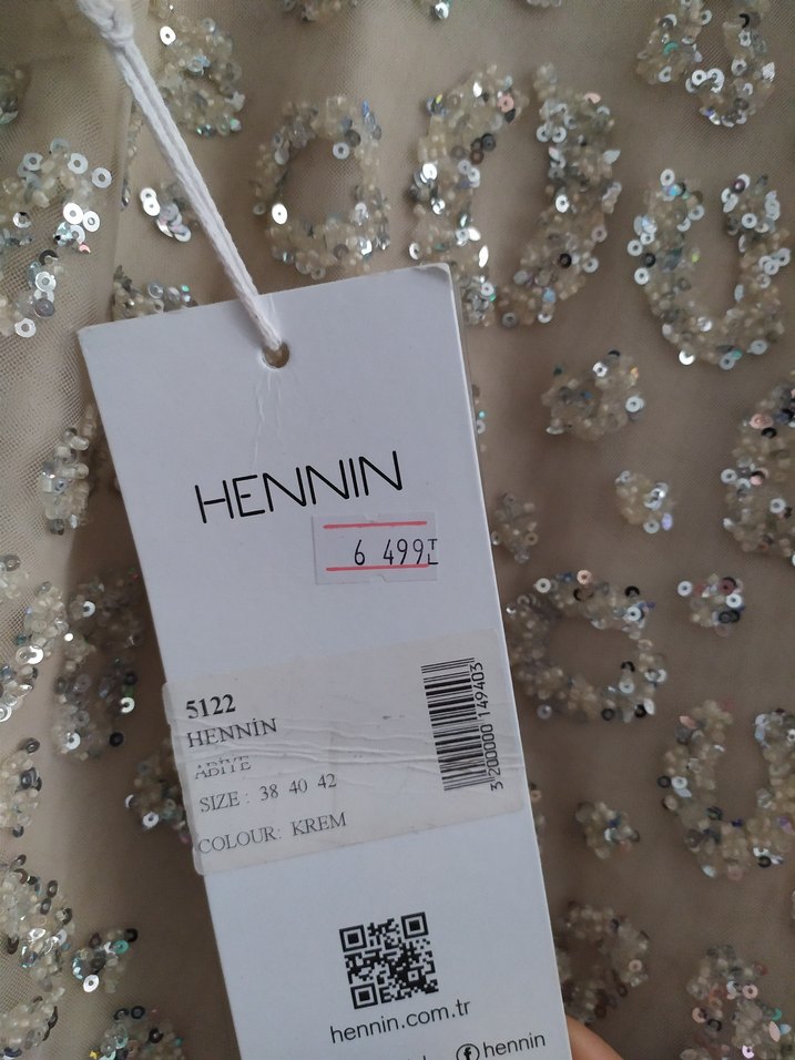 Işıltılı payet işlemeli tül detaylı  nişan, söz ve gece elbisesi - Görsel 3