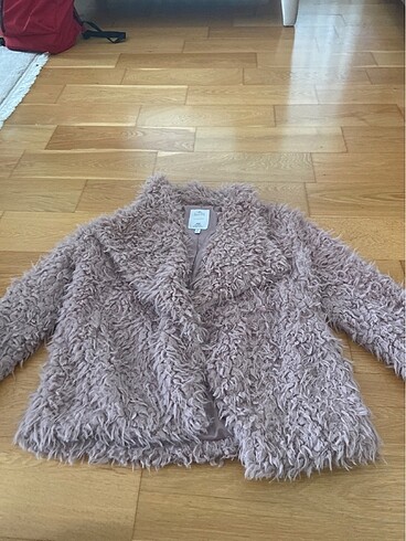 Mavi peluş mont
