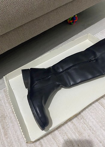 38 Beden siyah Renk Deri Siyah Çizme