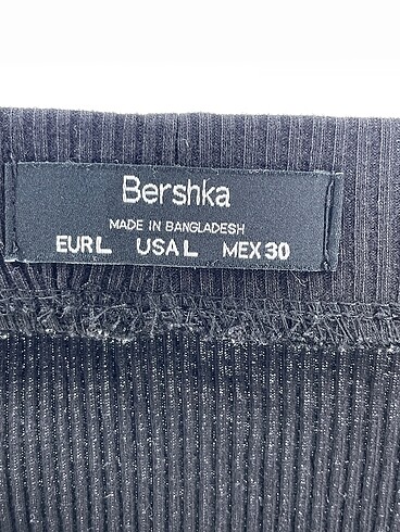 l Beden siyah Renk Bershka Mini Etek %70 İndirimli.