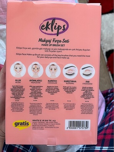Eklips Eklips makyaj fırçası seti