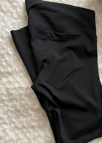 Jeneric Siyah Kadın Spor Tayt - Görsel 2