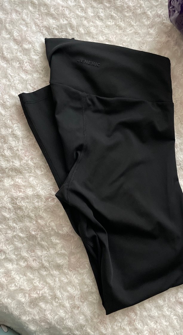 Jeneric Siyah Kadın Spor Tayt - Görsel 2