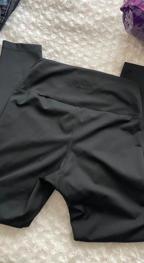 Jeneric Siyah Kadın Spor Tayt - Görsel 3