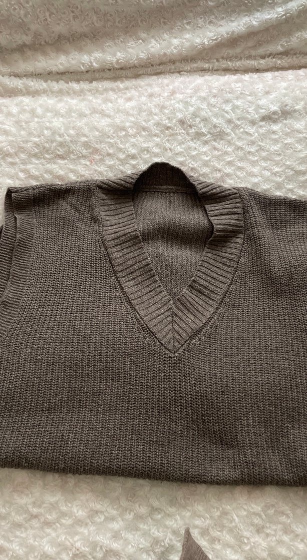 Kadın Süveter elbise şeklinde tayt üstü kulanabilirsiniz - Görsel 2