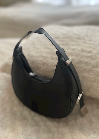 Siyah Deri Minimalist Kadın Çanta - Görsel 3