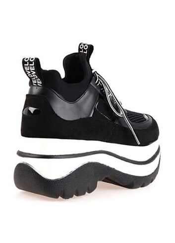 37 Beden siyah Renk Siyah Spor ayakkabı 