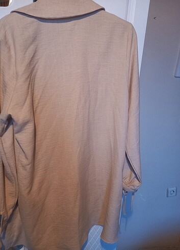 42 Beden camel Renk Gömlek #uzun tunik