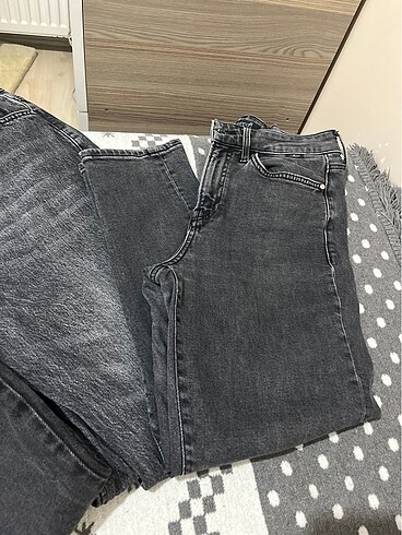 40 Beden gri Renk Mavi jeans