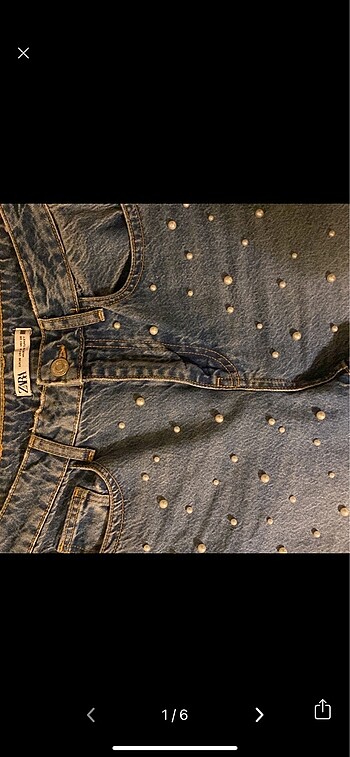 Zara incili pantolon