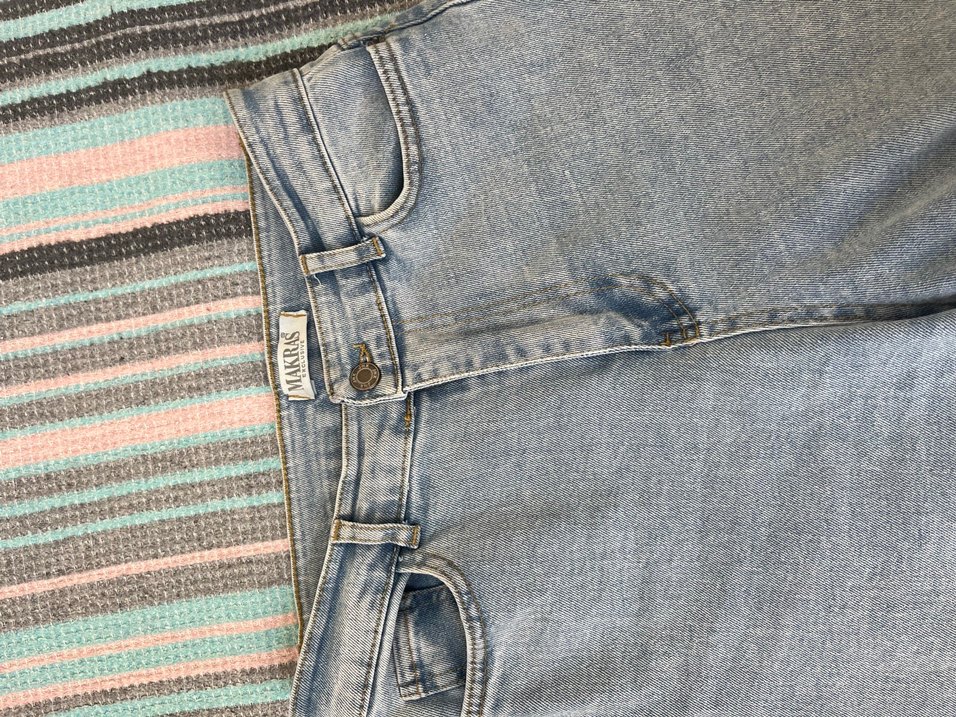 MAKRAS EXCLUSIVE Kadın Açık Mavi Kar Yıkama Denim Pantolon - Görsel 2