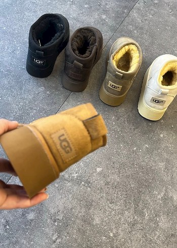 Ugg Kisa Kurklu Rahat Botlar