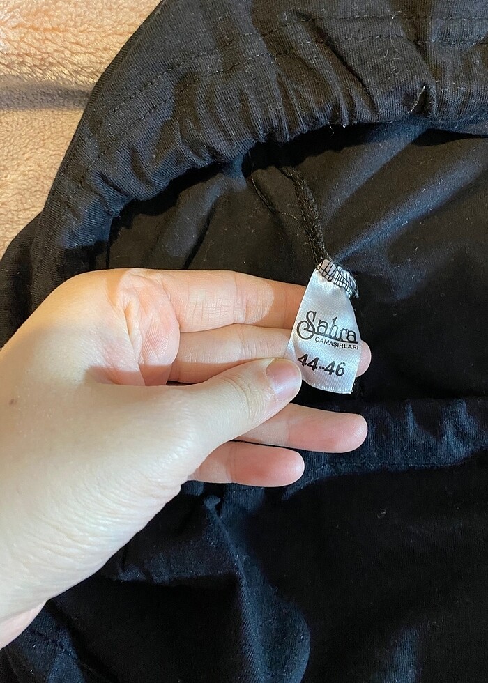 Bel ayarlı hamile taytı siyah 44 - 46 beden - Görsel 3