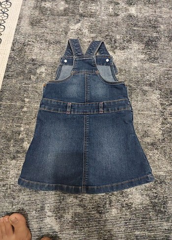 LC Waikiki Kız Çocuk Mavi Denim Salopet