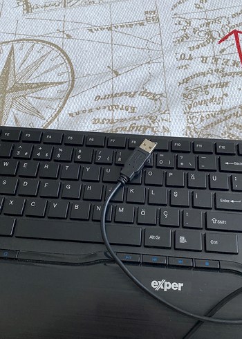 Exper Siyah Kablolu Klavye - Görsel 3