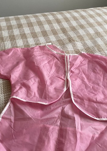 Pembe Bebek Önlüğü Uzun Kollu - Görsel 5