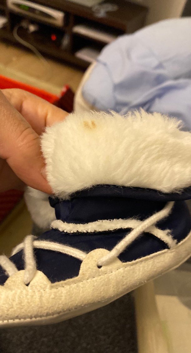 Chicco Mavi Kürklü Nakışlı Erkek Bebek Botu - Görsel 5