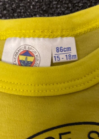 Sarı Uzun Kollu Bebek Body orijinal taraftar ürünleri - Görsel 3