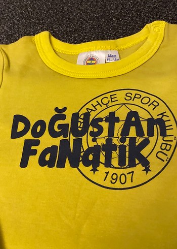 Sarı Uzun Kollu Bebek Body orijinal taraftar ürünleri - Görsel 2