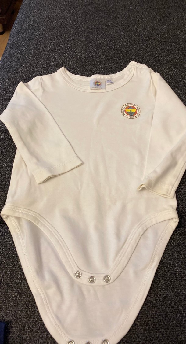 Sarı Uzun Kollu Bebek Body orijinal taraftar ürünleri - Görsel 4
