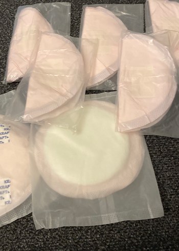 Beyaz Emzirme Göğüs Pedi Seti - Görsel 5