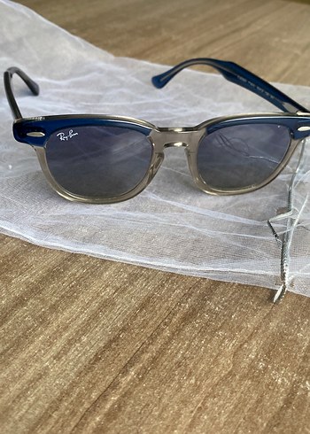 Şeffaf Çerçeveli Mavi Gri cocuk Güneş Gözlüğü - Görsel 8