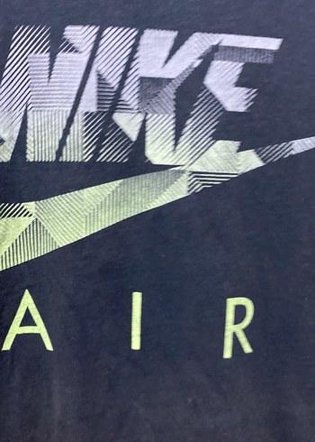 Nike Air Baskılı Siyah Erkek Tişört - Görsel 3