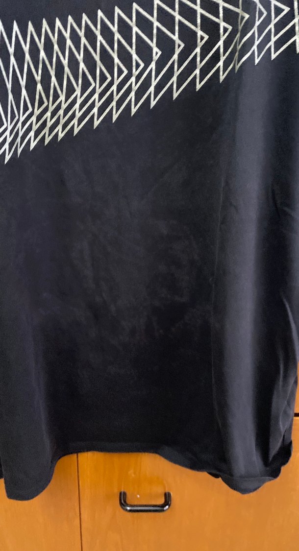 Siyah Baskılı Erkek Tişörtu - Görsel 5