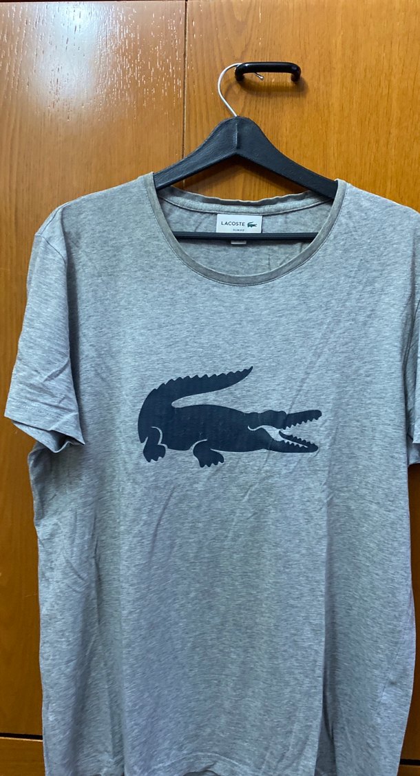 Lacoste Gri Kısa Kollu Tişört - Görsel 2