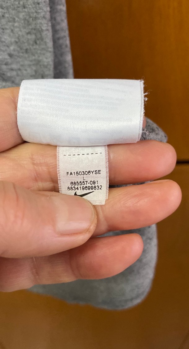 Gri Nike Baskılı Kısa Kollu Tişört - Görsel 4