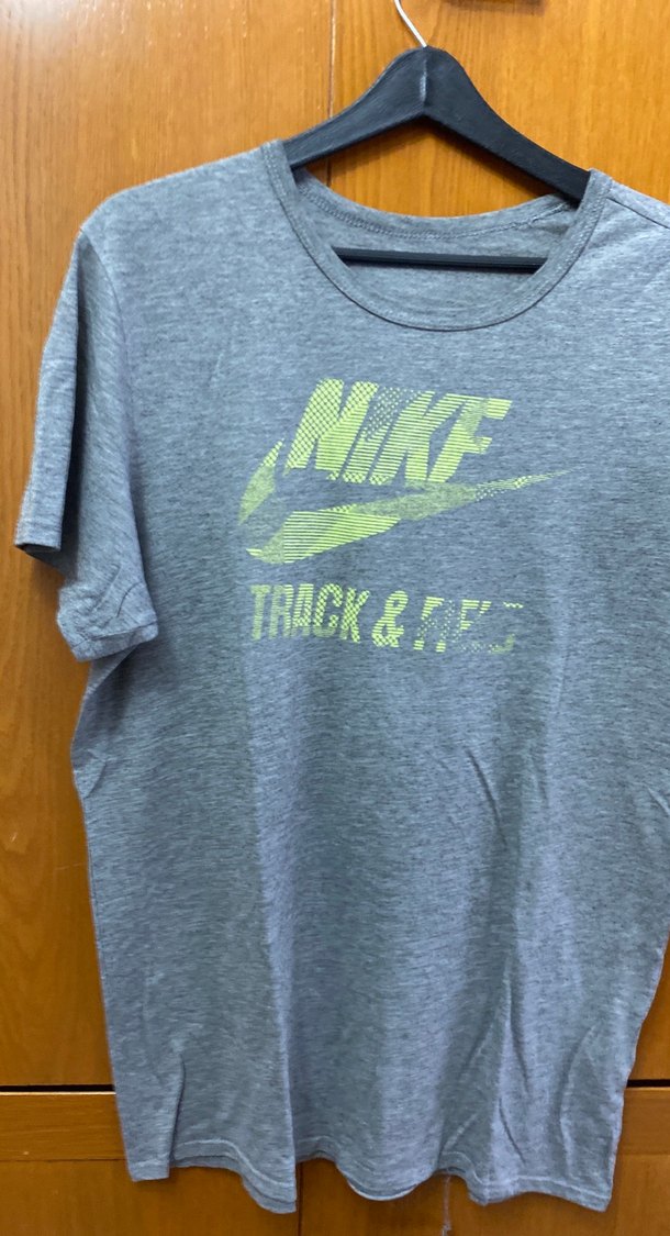 Gri Nike Baskılı Kısa Kollu Tişört - Görsel 2