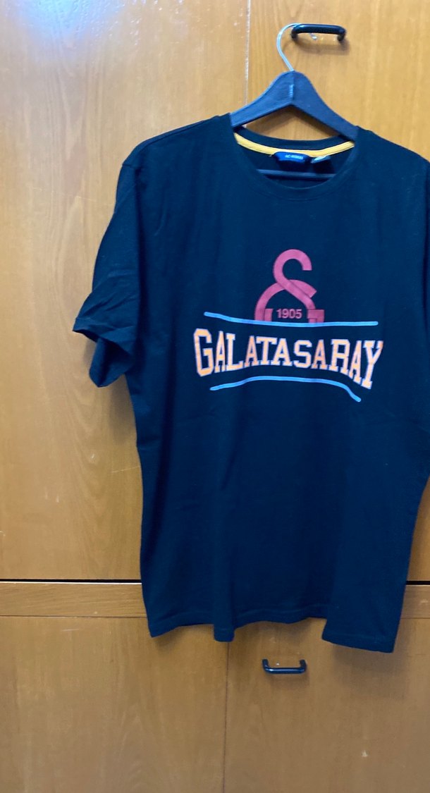 Galatasaray Baskılı Erkek Tişört Siyah - Görsel 3