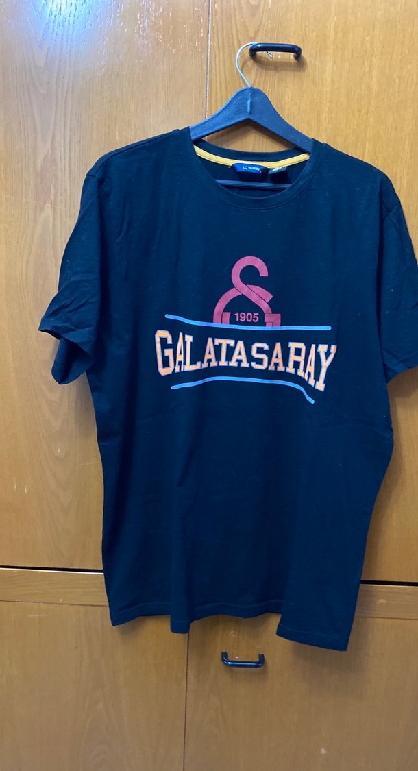Galatasaray Baskılı Erkek Tişört Siyah - Görsel 2