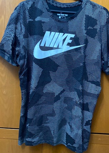 Nike Siyah Baskılı Erkek Spor Tişörtü - Görsel 3