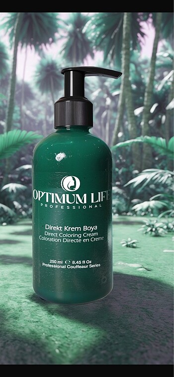 Optumum markalı saç boya gece mavisi zümrüt yeşili veşeker pembe - Görsel 3