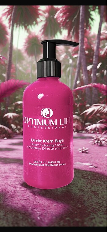Optumum markalı saç boya gece mavisi zümrüt yeşili veşeker pembe - Görsel 2