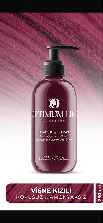 Vişne kızılı saç boya kremisaçlarda çok rahat kullanılıyor - Görsel 3