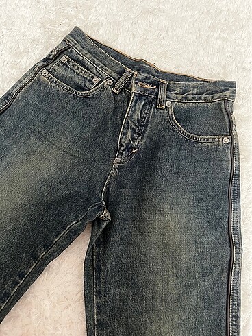 xs Beden Vintage düşük bel jean