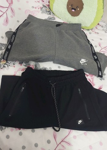 Nike Gri ve Siyah Rahat Mini Şort - Görsel 9